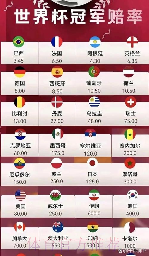 2026年世界杯赔率最新解读